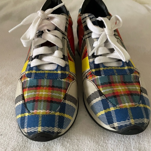 Burberry A L F AMELIA TARTAN SINK ACHLY SNEAKERS - Picture 5 of 10